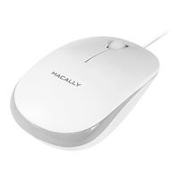 MacAlly 3 Button USB Optical Mouse - White