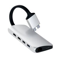 Satechi USB Type-C Dual Multimedia Adapter - Silver