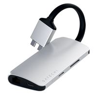 Satechi USB Type-C Dual Multimedia Adapter - Gray
