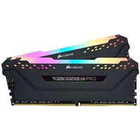 Corsair Vengeance RGB Pro 16GB (2 x 8GB) DDR4-3200 PC4-25600 CL16 Dual Channel Desktop Memory Kit CMW16GX4M2E3200C16 - Black