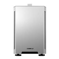 Lian Li TU150 Tempered Glass Mini-ITX Mini Tower Computer Case - Silver