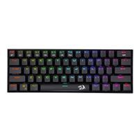 Redragon K530 Draconic 61 Key TKL 60% Compact RGB Wireless Mechanical Gaming Keyboard, Brown Switches, Bluetooth 5.0 for Computer or Cell Phone