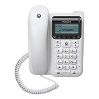 Motorola CT610 Desktop Phone with Advanced Call Blocking and Digital Answering System