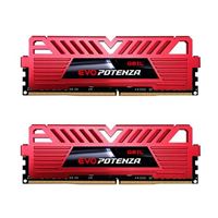 GeIL Evo Potenza 16GB 2 x 8GB DDR4-3200 PC4-25600 CL16 Desktop Memory Kit GAPR416GB3200C16ADC - Red