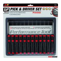 Performance Tools 12pc Precision Pick/Driver Set