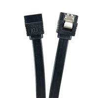 Micro Connectors 7-pin SATA Female to 7-pin SATA Female SATA III Cable w/ Locking Latch 3 Pack 40 in. - Black