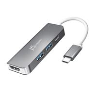j5create JCD371 USB-C w/ PD 2.0, 2 USB Type-A, HDMI Port Hub
