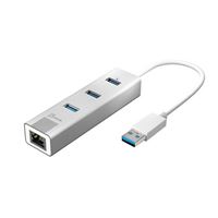 j5create JUH474 USB 3.0 Gigabit Ethernet & 3-Port Hub
