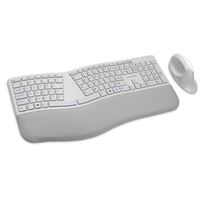 Kensington Pro Fit Ergo Wireless Keyboard and Mouse - Gray