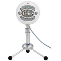 Blue Snowball USB Condenser Microphone - White