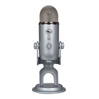 Blue Yeti USB Microphone for Recording & Streaming, 3 Condenser Capsules, Adjustable Stand, Plug & Play - Silver