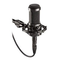 Audio-Technica AT2035 Cardioid Condenser Microphone, Perfect for Studio, Podcasting & Streaming, Includes Shock Mount - Black