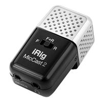 IK Multimedia iRig Mic Cast 2 3.5mm Condenser Microphone - Black