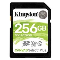 Kingston 256GB Canvas Select Plus SDHC Class 10/ UHS-1 Flash Memory...
