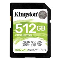 Kingston 512GB Canvas Select Plus SDHC Class 10/ UHS-1 Flash Memory...