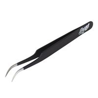 Excel Hobby Blades Ultra Fine Point Slanted Tweezers  - Black