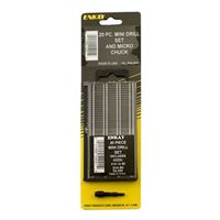Enkay Products 20 Piece Micro Drill and Chuck Set