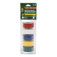 Duck Brand Professional Electrical Tape 0.75 in. x 12 ft. 5-pack - Multi Color