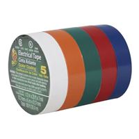 Shurtape Professional Color Coding Electrical Tape .5 in. x 20 ft. - Assorted Colors