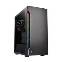 Thermaltake H200 RGB Tempered Glass ATX Mid-Tower Computer Case - Black