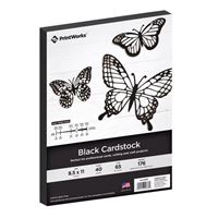 Printworks Black Cardstock 40 Sheets
