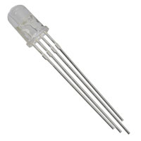 NTE Electronics 5mm 4 Pin RGB LED Common Anode Diffused Lens - 10 Pack