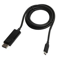 Inland USB 3.1 (Gen 2 Type-C) Male to DisplayPort Male 4K Adapter Cable 6 ft. - Black