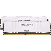 Crucial Ballistix Gaming 32GB (2 x 16GB) DDR4-3200 PC4-25600 CL16 Dual Channel Desktop Memory Kit BL2K16G32C16U4W - White