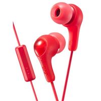 JVC Gumy Plus Wired Earbuds - Red