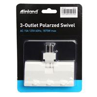 Inland 3 Outlet Swivel Adapter