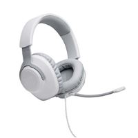 JBL Quantum 100 Wired Gaming Headset; Detachable Microphone, Memory Foam  Ear Cups - White - Micro Center