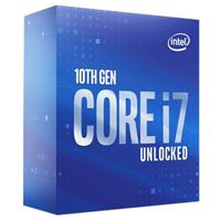 Intel Core i7-10700K Comet Lake 3.8GHz Eight-Core LGA 1200 Boxed Processor
