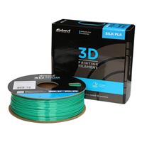 Inland 1.75mm Green Silk PLA 3D Printer Filament - 1kg Spool (2.2 lbs)