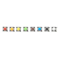 Adafruit Industries 6mm Rainbow Tactile Buttons 160 Pieces