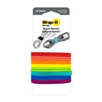Wrap-It Silicone Bands  16 Pack - Multi