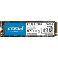 Crucial P2 500GB Micro 3D NAND PCIe Gen 3 x4 NVMe M.2 Internal SSD