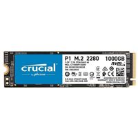 Crucial P1 2TB (CT2000P1SSD8) M.2 NVMe Interface PCIe 3.0 x4 Internal Solid State Drive with 3D QLC NAND, up to 2000MB/s, 2280
