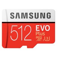 Samsung 512GB EVO Plus V5 NANA microSDXC Class 10 / U3 Flash Memory Card with Adapter