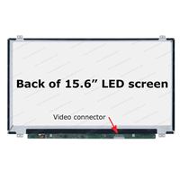  HP Laptop Screen Replacement for 15.6&quot; Omen W2N33UA  LCD FHD 1920x1080 IPS Matte 30-Pin Right-Side Connector