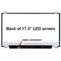  17.3&quot; Replacement Laptop LCD Screen FHD 1920x1080 IPS Matte 30-Pin Left-Side Connector