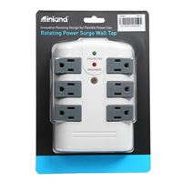 Rotating Power Surge Wall Tap 6 Outlets