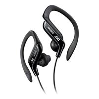 JVC Ear Clip Sports Wired Earbuds - Black