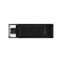 Kingston 128GB DataTraveler 70 SuperSpeed USB Type-C 3.2 (Gen 1) Flash Drive - Black