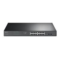 TP-LINK 18-Port Gigabit Easy Smart PoE Switch with 2 SFP Slots