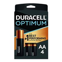 Duracell Optimum Alkaline AA Battery - 4 pk