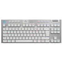 Logitech G G915 TKL Tenkeyless LIGHTSPEED Wireless RGB Mechanical Gaming Keyboard (White) - Tactile Switch