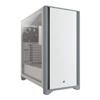 Corsair 4000D Tempered Glass ATX Mid-Tower Computer Case - White