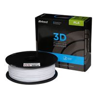 Inland 1.75mm Cool White PLA 3D Printer Filament - 1kg Spool (2.2 lbs)