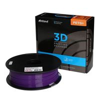 Inland 1.75mm PETG+ 3D Printer Filament - 1kg (2.2 lbs) Spool - Purple