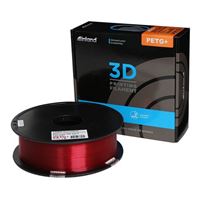 Inland 1.75mm Translucent Magenta PETG+ 3D Printer Filament - 1kg Spool (2.2 lbs)